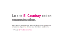 Tablet Screenshot of coudray-parfumeur.com